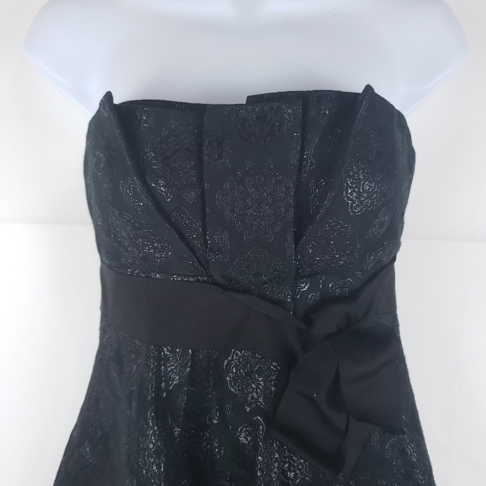 BCBGMAXAZRIA Black Strapless Dress - Picture 2 of 8